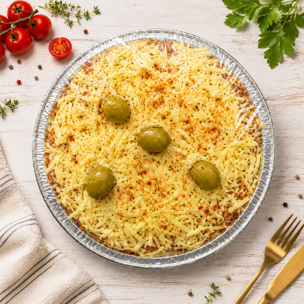Pizza de pollo