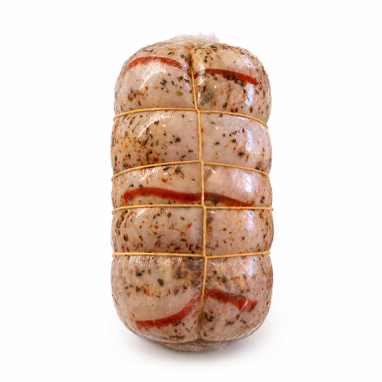 Arrollado de pollo con jamón y queso