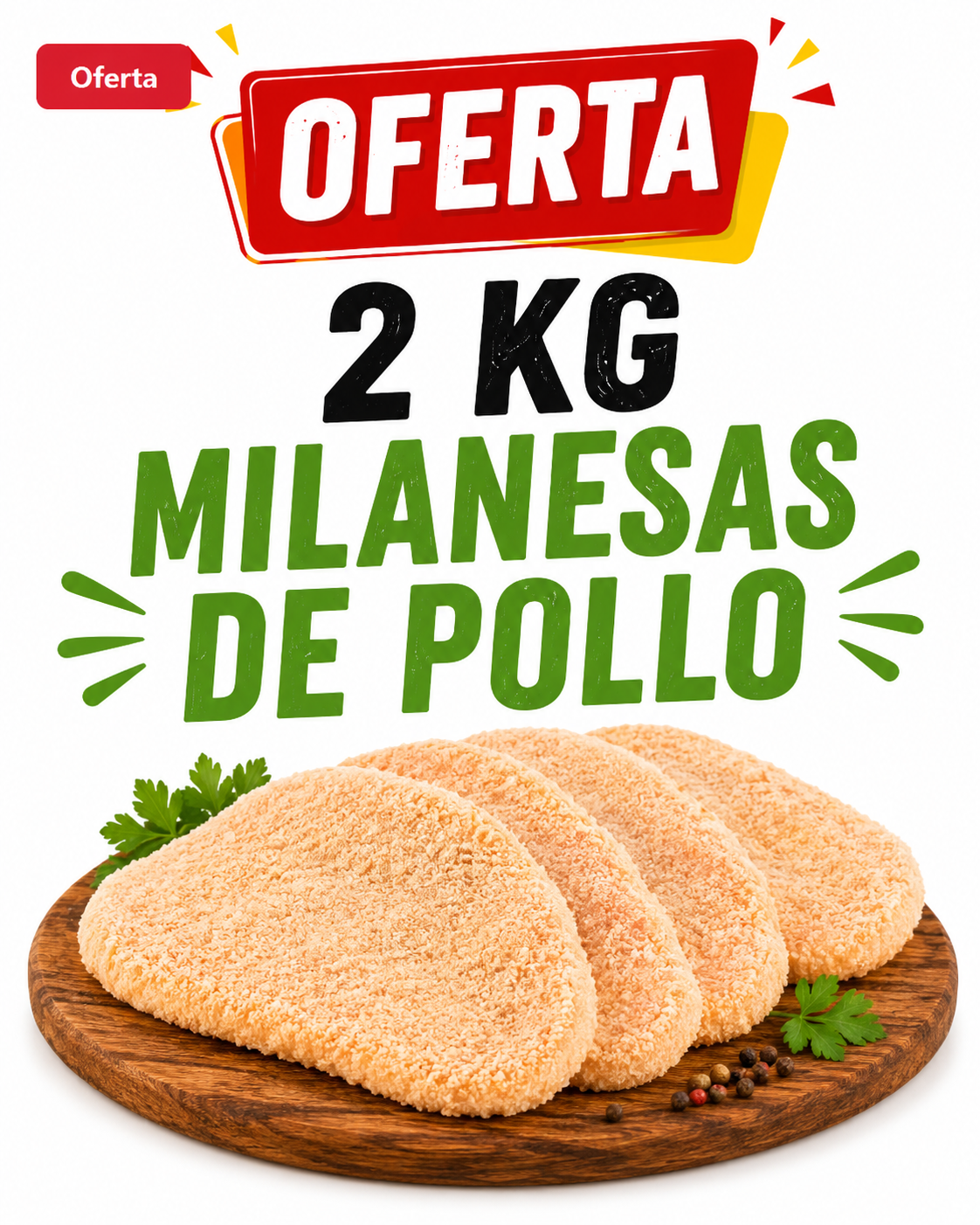 Milanesas de pechuga