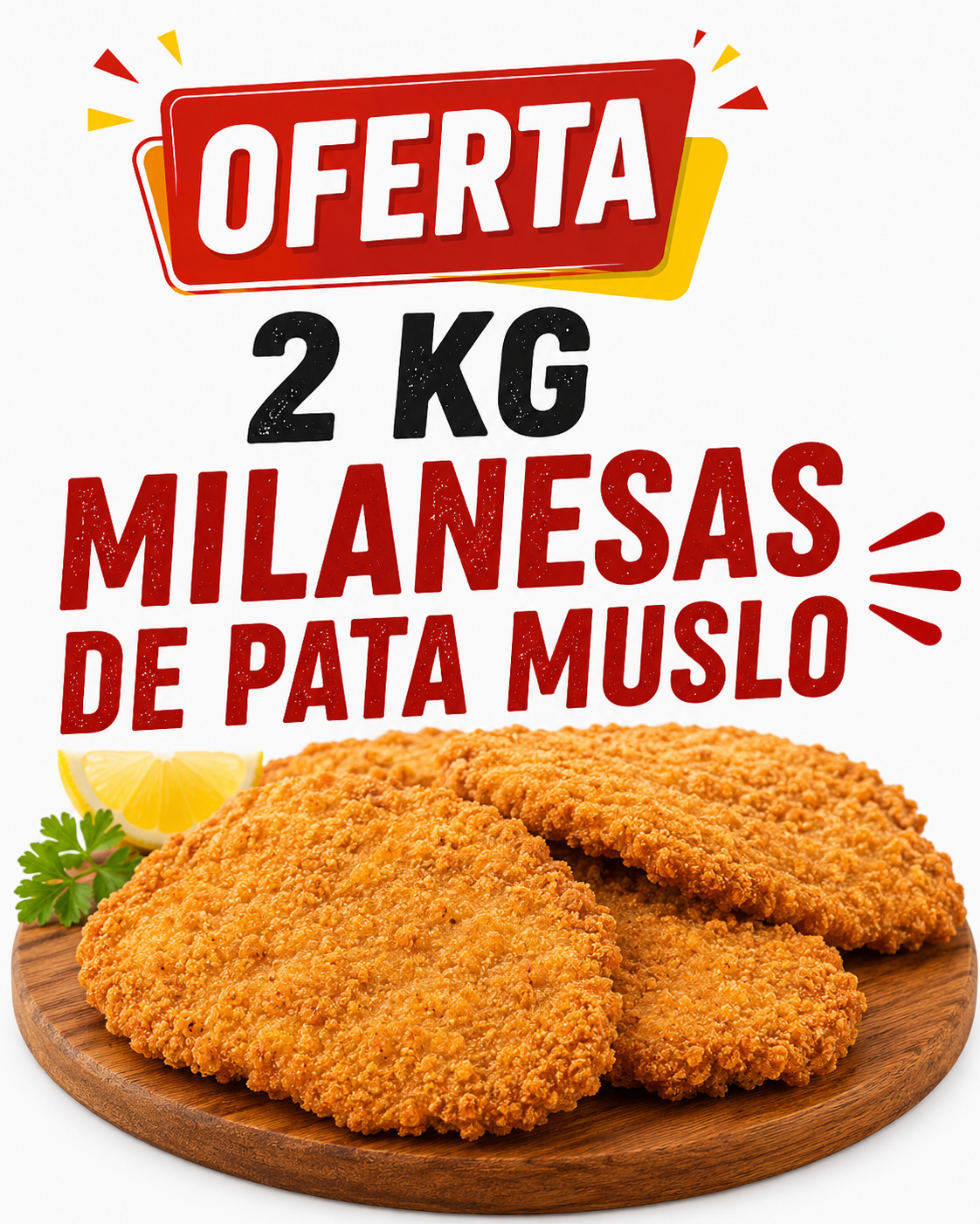 Milanesas de Pata Muslo