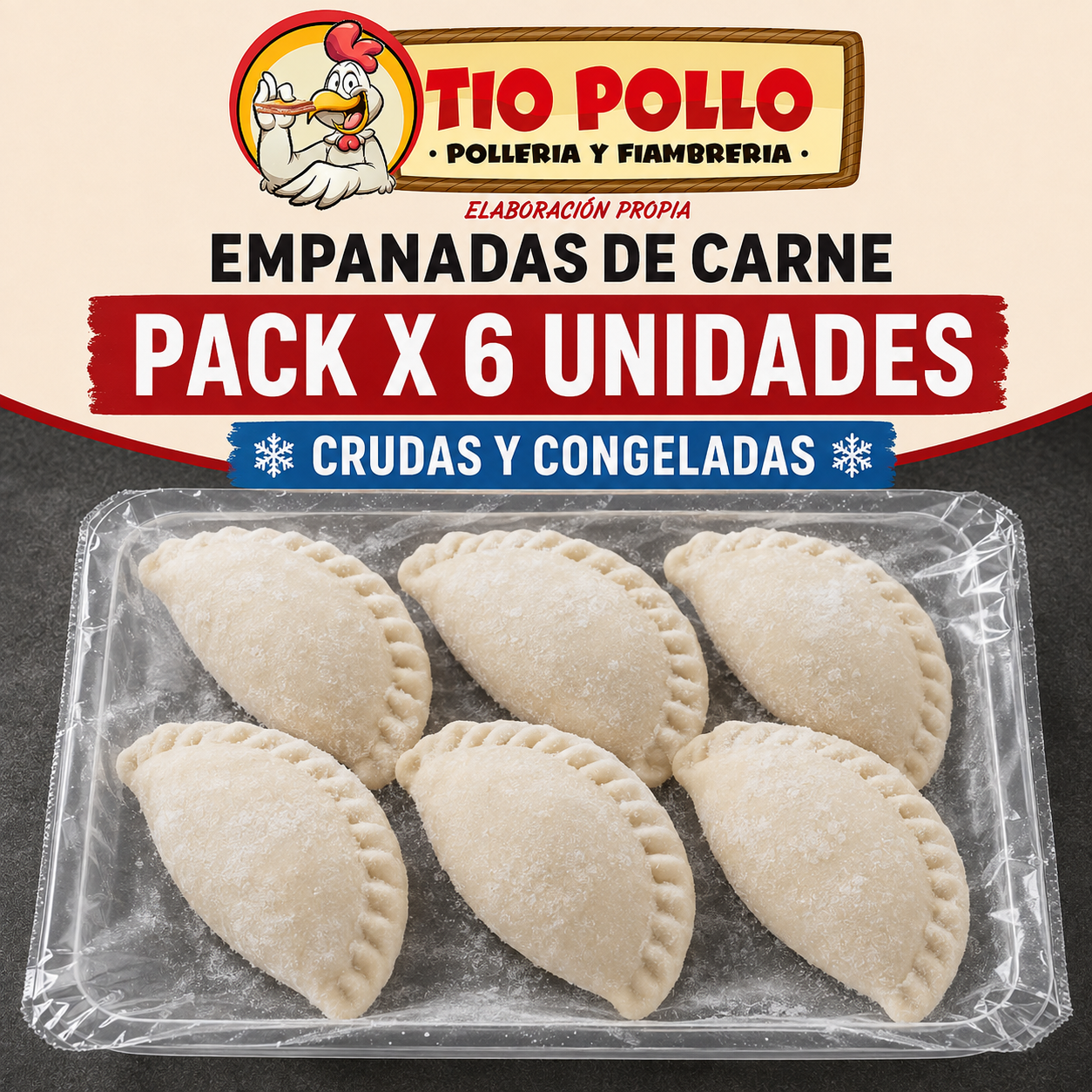 Empanadas de Carne por media docena
